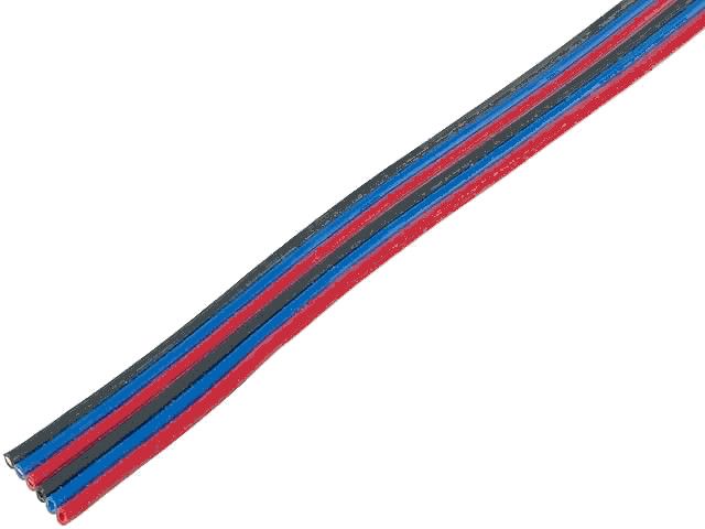 Kabel plochý PNLY 0,35-6 CN2 barevný PVC 6-žilový 0,35mm2 licna