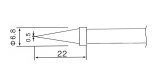 Pájecí hrot C1-2 pro mikropáku ZD-99,8906 výměnný tl. 0,5mm