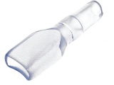IZOLACE faston 6,3 transparentní - přímá - Izolační návlek na fastony FNZ a FNV šíře 6,3mm a kabel do průřezu 2.5mm2