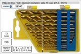 Sada vrtáků, HSS 13ks průměr 1,5-6,5mm TITAN, povrchová úprava, v pouzdře