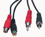 Prodlužovací kabel 2xCINCH vidlice / 2x CINCH zásuvka 5m