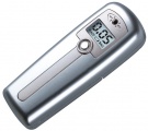Alkohol Tester V-net AL-2500 silver stříbrný, digitální, profi, přesný a kvalitní, možnost kalibrace, s použitím bez náustku, rozsahem měření 0,0 - 4,0 ‰ a napájený 2 x 1,5 V AA baterií. Vhodný pro os