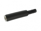 Konektor Jack 6,3 mm mono plast, zásuvka, samice, zdířka na kabel