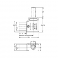 EURO zásuvka ZK90B-napájecí konektor AC 10A/250V k PC