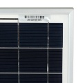 Fotovoltaický solární panel 12V/100W polykrystalický 18,6V/5,38A, tvrzená vrchní vrstva, konektory MC4, ideální na chatu, karavan, zahradní domek a pod.