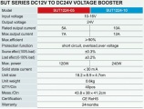 Měnič napětí DC/DC 24V/12V 10A CARSPA kvalitní (autobusy, kamióny.. s palubním napětím 24V