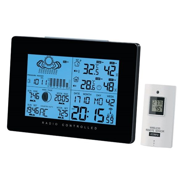 Meteorologická bezdrátová stanice AOK-5019 černá (meteostanice)