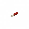 Očko kabelové izolované 3.2mm, vodič 0.5-1.5mm červené, PVC