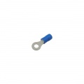 Očko kabelové izolované 4.3mm, vodič 1.5-2.5mm modré, PVC