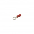 Očko kabelové izolované 5.3mm, vodič 0.5-1.5mm červené, PVC
