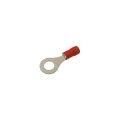 Očko kabelové izolované 6.5mm, vodič 0.5-1.5mm červené, PVC