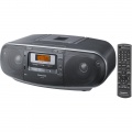 Radiomagnetofon Panasonic RX D55EG-K stříbrná, s CD/MP3 +D.O. + kazetová mechanika