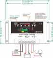 Solární regulátor PWM CMPT02-30 12-24V/30A