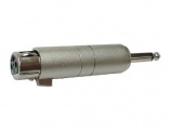 Redukce JACK 6,3mm vidlice mono / XLR canon 3-pin. zásuvka