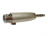 Redukce JACK 6,3mm vidlice stereo / XLR 3-pin. canon zásuvka