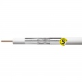 Koaxiální kabel CB500 75 Ohm, vnitřní vodič měď (Cu), průměr 5,5mm, tenký