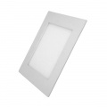 LED panel podhledový 6W, 650lm, 3000K teplá bílá, rozměry 110x110x20mm, tenký, hranatý, čtvercový, do podhledu + trafo 230V