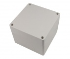 Plastová krabička průmyslová IP65 U-01-12 šedá, rozměry 120x120x90 mm z materiálu ABS, kvalitní, odolná