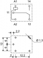 Relé FINDER 36.11.9.003.4011 3VDC 15A miniaturní 1x přepínací 5 A / max 250V AC, max 30V DC