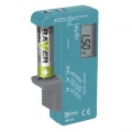Tester baterií, zkoušečka AA, AAA, C, D, 9V, knoflíkové, tužkové, mikrotužkové