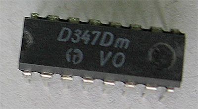 D347D - převodník BCD/7.segment, DIL16 /SN7447N/