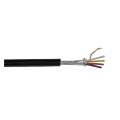Kabel vodič čtyřlinka Stíněný kabel čtyřžilový - 4x, společné stínění, průměr 5mm
