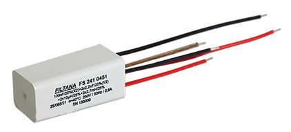 Odrušovací kondenzátor TC241-0451, 100nF+2x2,5nF+2x10uH, 5 vývodů, 2,5A