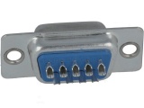 Konektor CANON 9pin zásuvka 2-řadá DS09ZK pájecí na kabel 