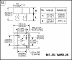 Můstek diod. 35A/ 600V KBPC3506 faston