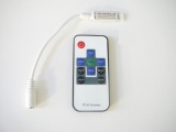 RGB kontroler-ovladač pro LED pásky, regulace jasu a barev + dálkové ovládání,3x2A,12V,72W RF Mini