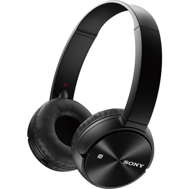 Sluchátka bezdrátová SONY MDR ZX330BT Bluetooth, uzavřená, Dobíjení rozhraním USB, Frekvenční rozsah (Hz) 20 Hz – 20 000 Hz, černá