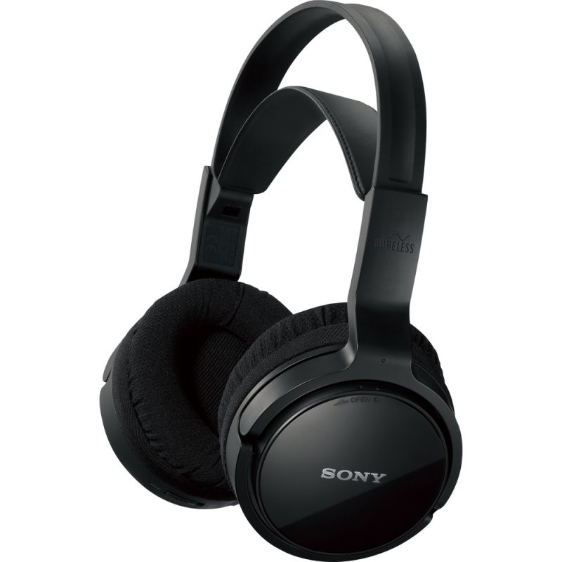 Sluchátka SONY MDR RF811RK bezdrátová uzavřená, dobíjecí, s vestavěným akumulátorem, nabíjecí konektor DC, 2 kanály