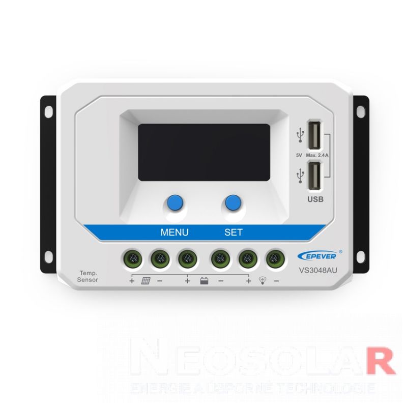 Solární PWM regulátor PWM solární regulátor EPsolar 20A 12/24V s LCD displejem série VS