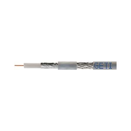 Koaxiální kabel GETI 121AL PVC 75 Ohm, vnější průměr 5mm, vyberte VARIANTU-