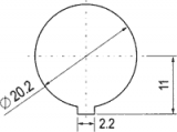 Kolébkový vypínač kulatý prosvětlený 2pol./3pin ON-OFF 10A/24VDC, IP65 zelený, ROCKER, SPST