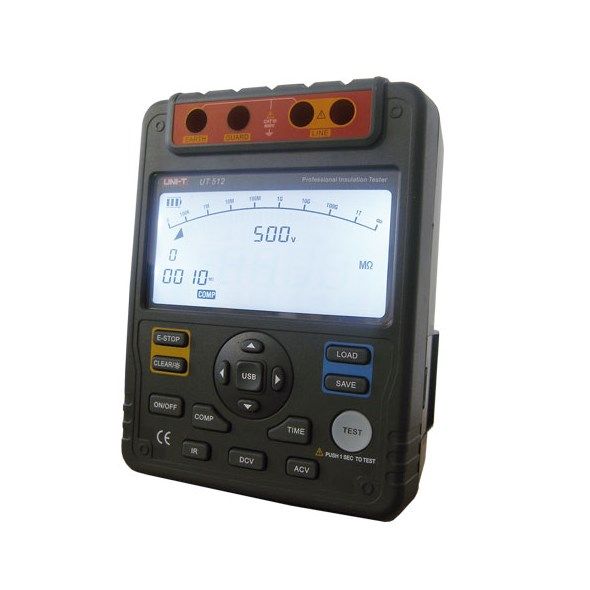 Tester izolace UNI-T UT512 2.5kV, USB, digitální tester izolačního odporu