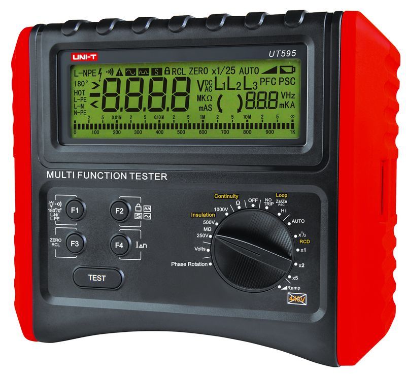 Tester multifunkční UNI-T UT595, univerzální měřící přístroj pro měření izolačního a přechodového odporu vhodný pro revizní techniky
