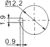 Přepínač páčkový 3pol./3pin (ON)-OFF-(ON) 250V/10A bez aretace v jedné krajní poloze, 1x spínací kontakt, impulz, start