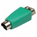 Redukce pro připojení USB myši na PS/2 port. Koncovky: - 1x PS/2 samec; - 1x USB A samice;