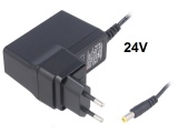 Síťový napájecí zdroj-pulzní 24V DC/1,6A/230V AC 40W JUNCTION SYS1588-4024 EU stabilizovaný adaptér s pevným výstupním napětím, KONEKTOR 5,5 / 2,1 mm, zásuvkový