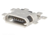 USB micro B (mikro) konektor zásuvka, MX-47491-0001, na PCB, SMT, PIN:5, vodorovné, V, USB 2.0 verze, telefon, tablet, náhradní 