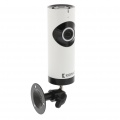Kamera HD IP Panorama Bílá/Čern, bezdrátová vnitřní interier barevná WiFi (internet), rozlišení 1280x720, záznam na MicroSD kartu (až 128 GB), Detekce pohybu s upozorněními, snímání 180° objektiv typu