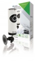 Kamera HD IP Panorama Bílá/Čern, bezdrátová vnitřní interier barevná WiFi (internet), rozlišení 1280x720, záznam na MicroSD kartu (až 128 GB), Detekce pohybu s upozorněními, snímání 180° objektiv typu