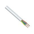 Kulatý kabel PVC licna CYSY 3x0,75mm2 B trojlinka bílá, ohebný, H05VV-F 3x0,75