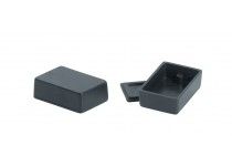 Plastová krabička KP32 Z43 rozměry 15 x 31 x 45 mm černá skládá ze dvou dílů, vanička a víčko