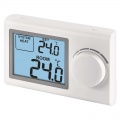 Pokojový termostat P5604 digitální, 5 - 35°C, manuální-analogový s podsvíceným displejem pro základní regulaci teploty v domácnosti.