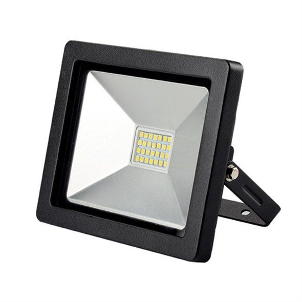 Reflektor LED venkovní 30W/SLIM, 30W, 2100lm, 3000K, černá, AC 230V, Teplá bílá, černý