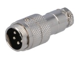 XLR 5VK-ŠR Mikrofonní konektor-vidlice na kabel 5-piny šroubovací aretace