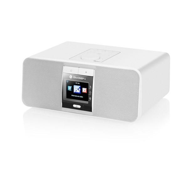 Internetové rádio radiopřijímač GoGEN IR167BTW bílý, • Wi-Fi • Bluetooth 2.1 • podpora formátů FLAC, MP3, AAC, WMA, WAV • USB • sluchátkový výstup • výkon 14 W • dálkové ovládání • napájení 230 V, apl