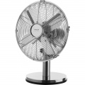 Kovový stolní ventilátor SENCOR SFE 2540SL průměr 25 cm, otočný, větrák, ventilace, velmi tichý a spolehlivý chod, stříbrná